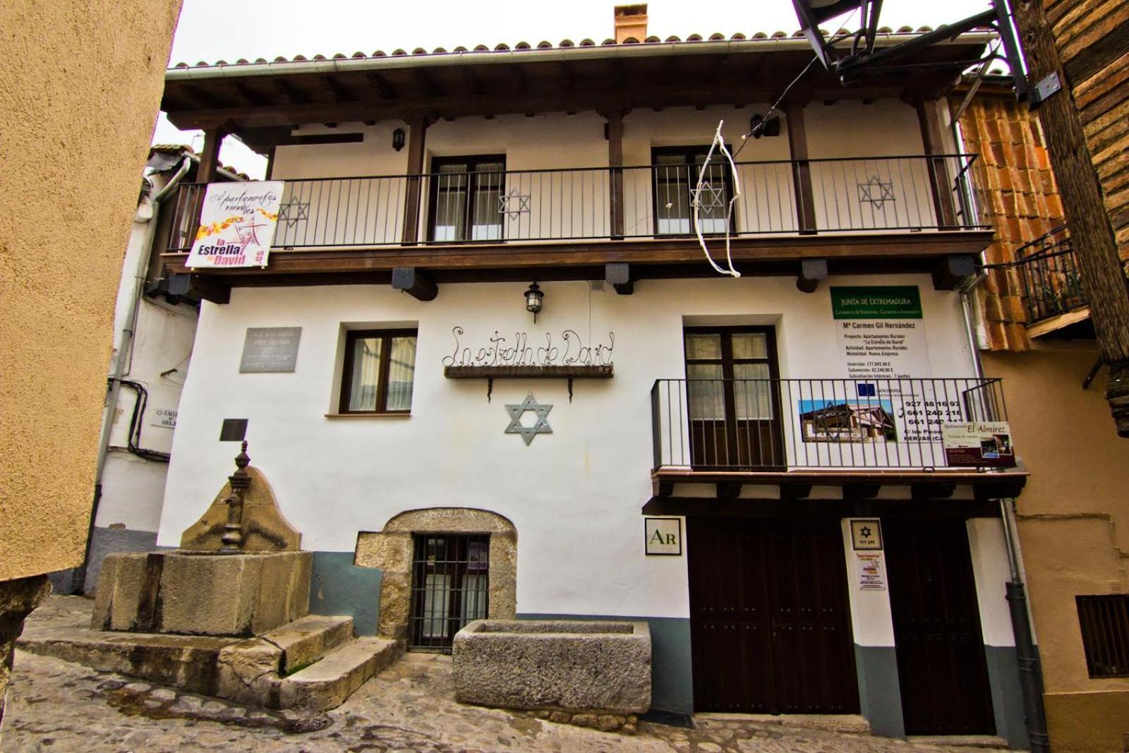 La Estrella De David, Apartamentos Rurales Hervás المظهر الخارجي الصورة